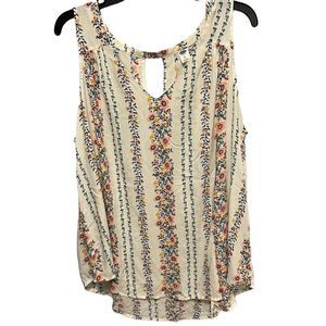 Old Navy Floral Sleeveless Top Size XL